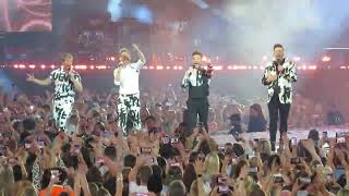 Westlife - Intro/Starlight/Uptown Girl - Wembley Stadium - 6 August 2022