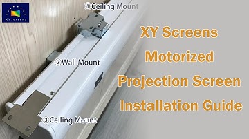 XY Screens High End Home Theater Motorized Projection Screen Installation Guide/Steps