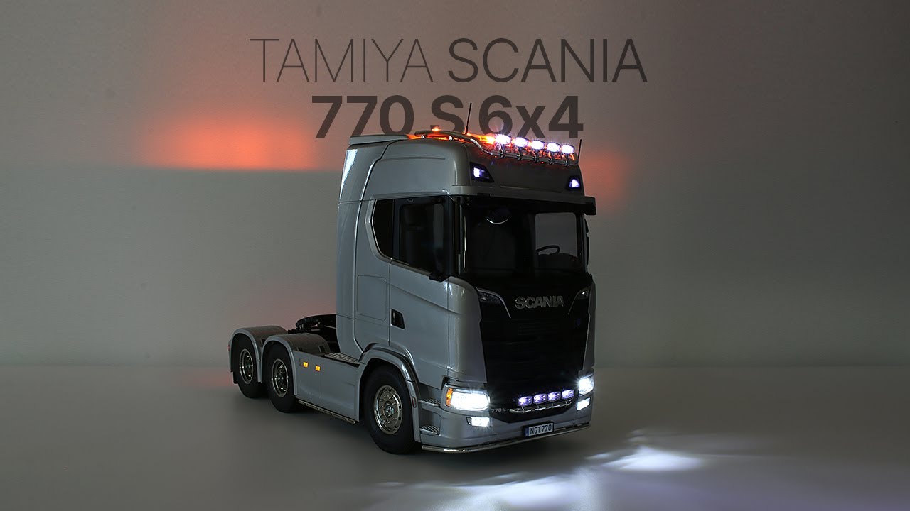 1/14 R/C Tamiya Scania 770 S 6x4 | Gloss Aluminum | Light Module