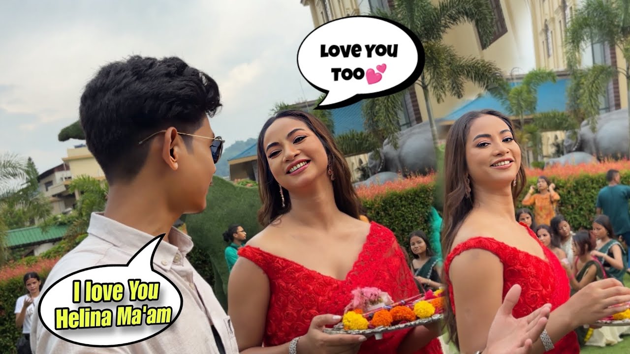 অভিনেএী Helina Daimary য়ে মোক I Love You too বুলি কৈ দিলে 😍| Propose Prank on Actress Helina Daimary