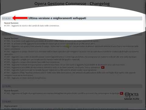 Tutorial #1352 [IT] - Changelog