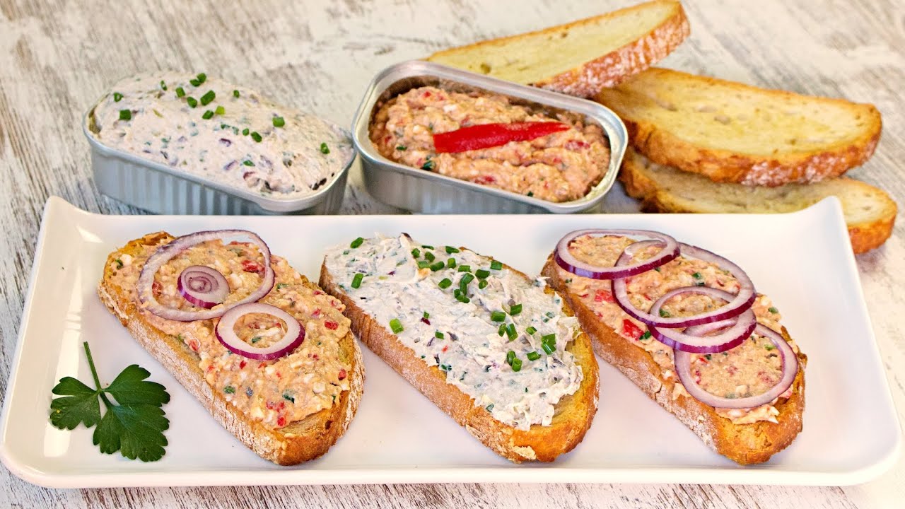 У вас есть банка сардин?... Приготовьте эти 2 рецепта за 5 минут! Сардинский паштет.