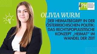 VWA Wettbewerb 3. Platz: Olivia Wurm