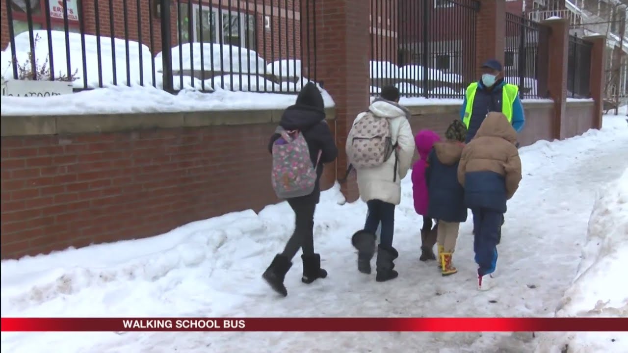 McKinley Elementary School is the latest local school to start walking school bus program