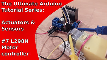 How to control a DC motor the Arduino Uno (L298N) | UATS A&S #7