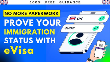 How to prove your Immigration Status with an eVisa | Step by step
