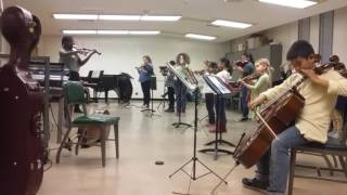 3rd day Wednesday Feb 15 2017 String Project at Cali State University