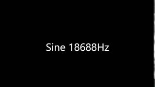 Sine 18688Hz Audio Only