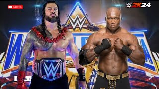 WWE 2K24 - Roman Reigns vs Bobby full Match