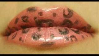 Pink Leopard Animal Print Lips