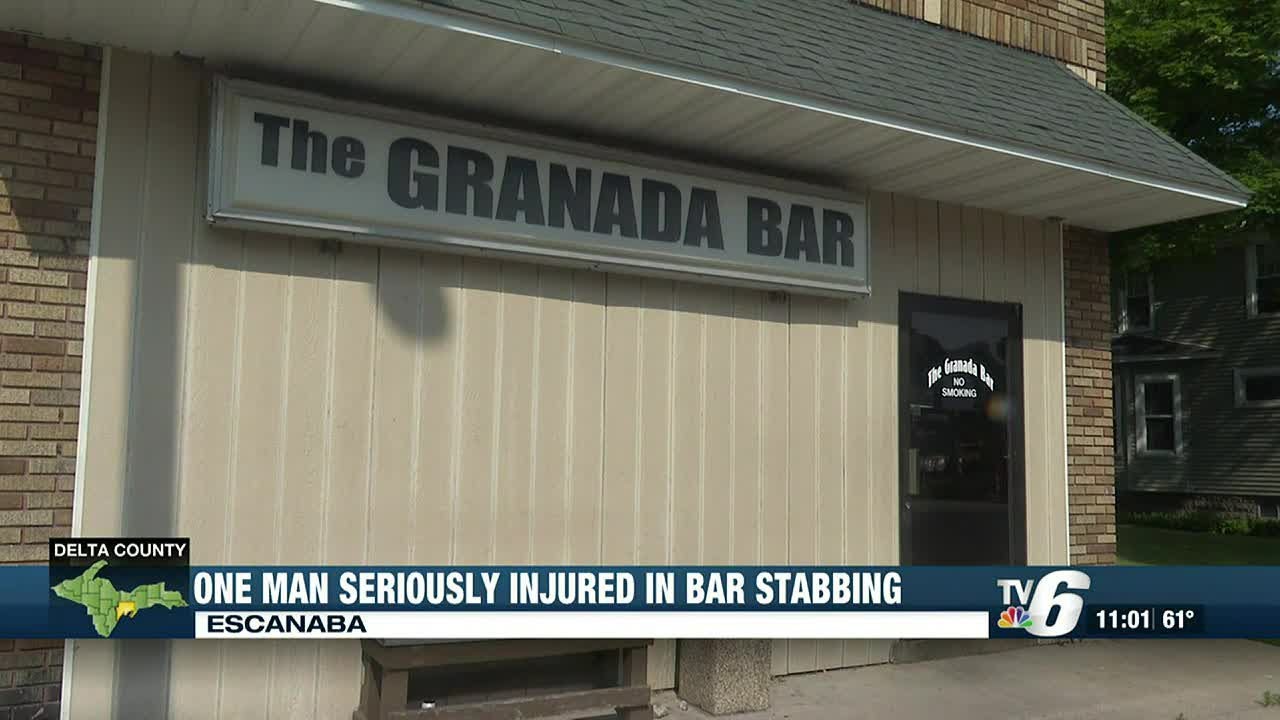 Man seriously injured, 2 arrested after Escanaba bar stabbing - YouTube