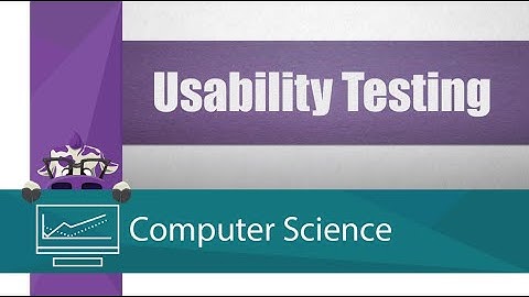 Usability Testing