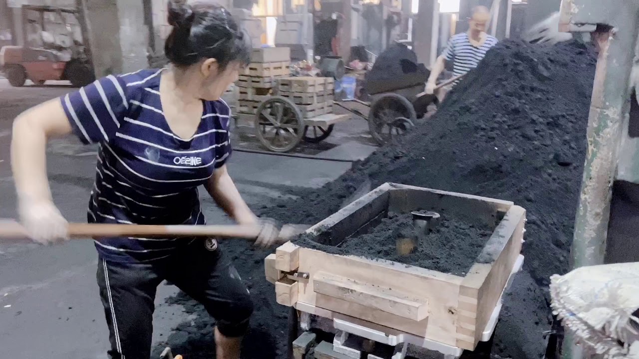 Sand casting production - Hunan New Era Technologies Co., Ltd - YouTube