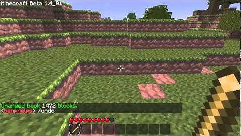 MCServer - Cuboid Plugin - History Demo