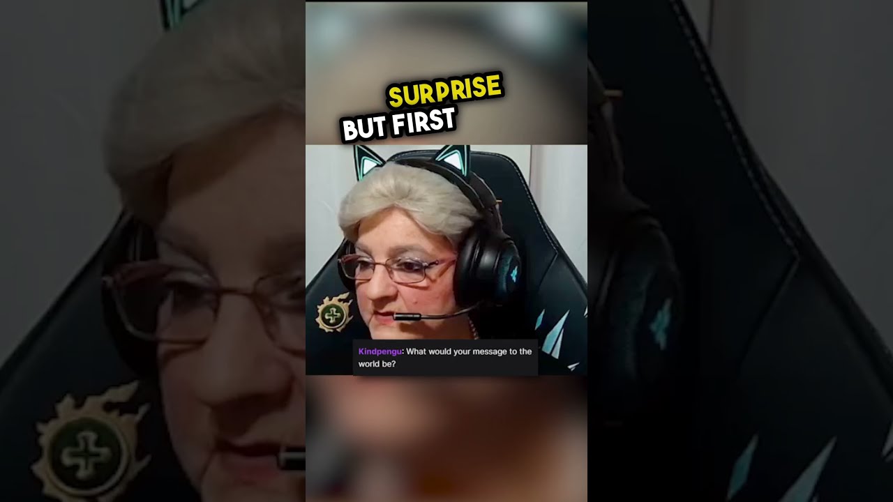 Surprising A Grandma Streamer With 400 