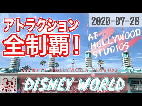 【WDW】スターウォーズやミッキーミニーの最新ライドも‼️ハリウッドスタジオ【アトラクション全制覇‼️】ディズニーワールド フロリダ