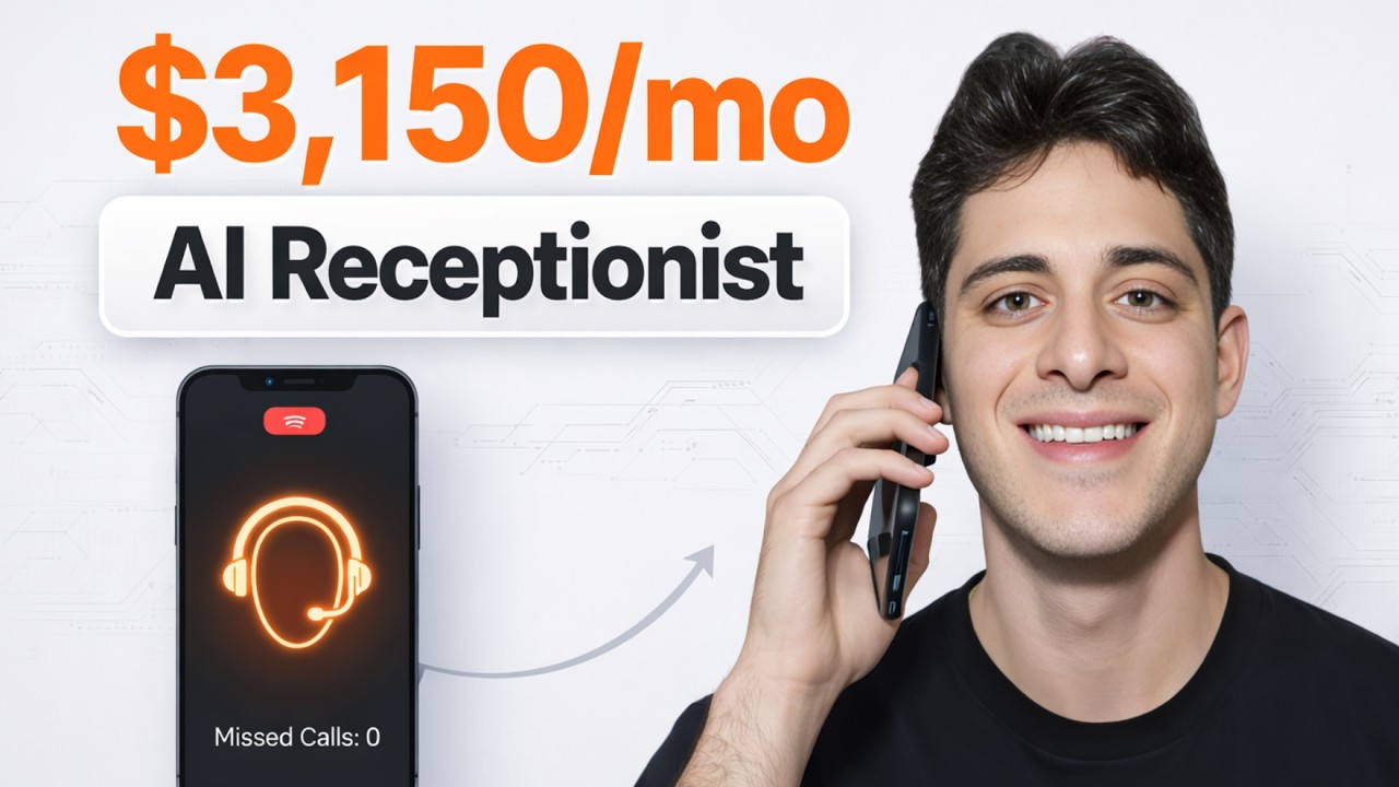 How to Sell an AI Receptionist for $3,150/mo (copy me)