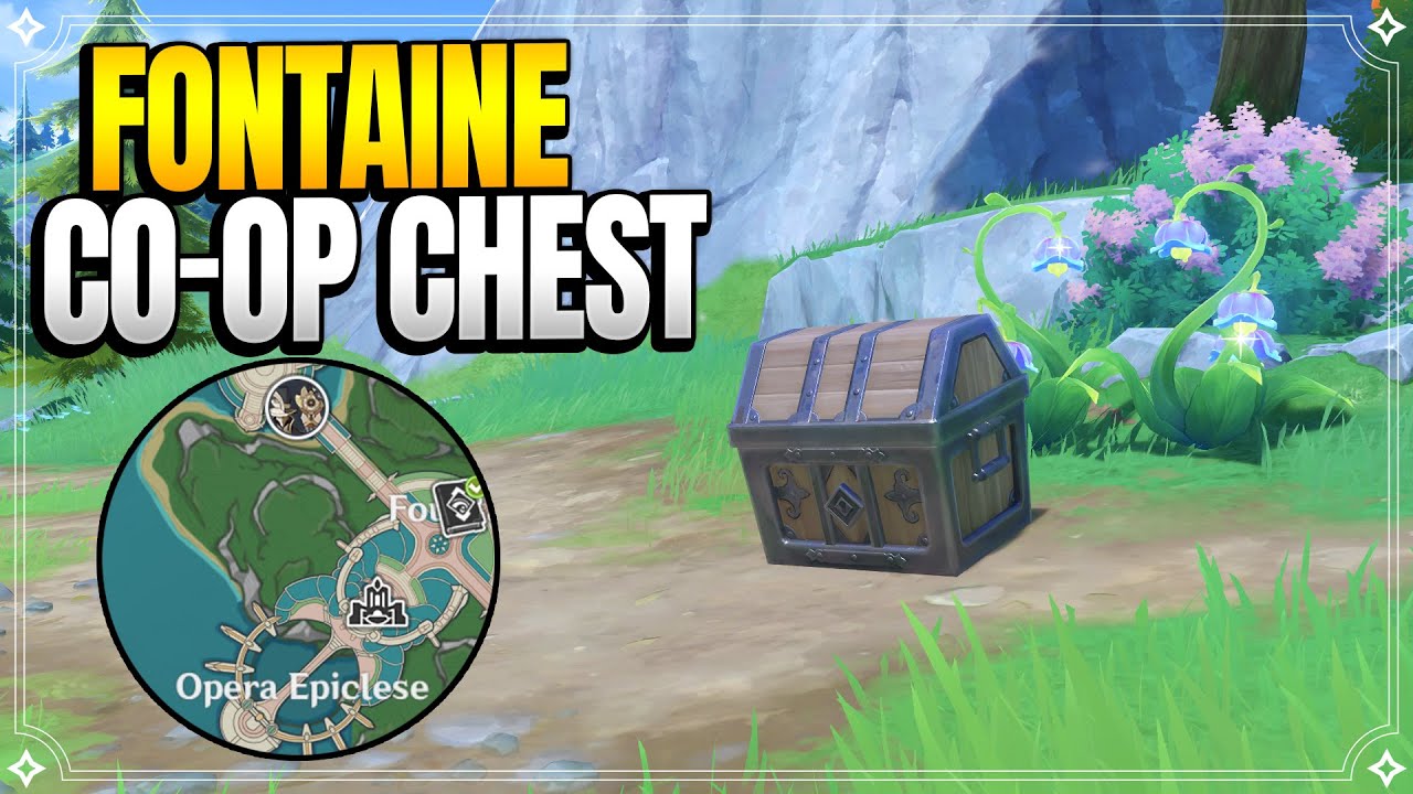 Co-op Chest in Fontaine | World Quests & Puzzles |【Genshin Impact ...