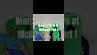 Minecraft Toys at McDonald Part 1