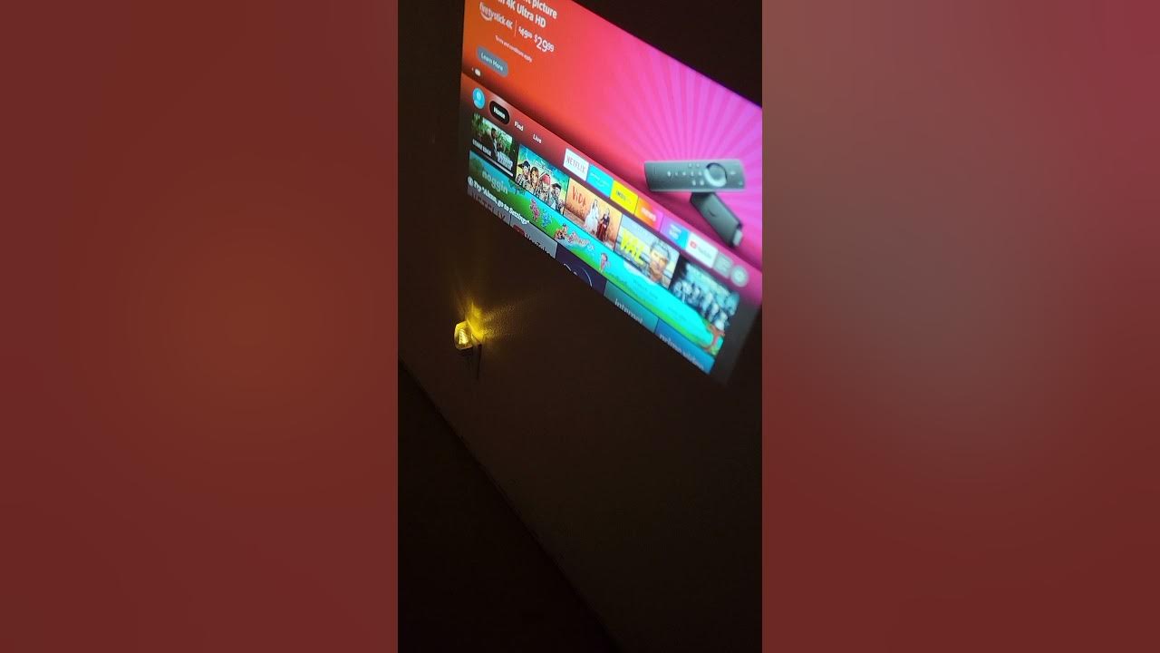 qkk mini projector no sound using firestick. YouTube