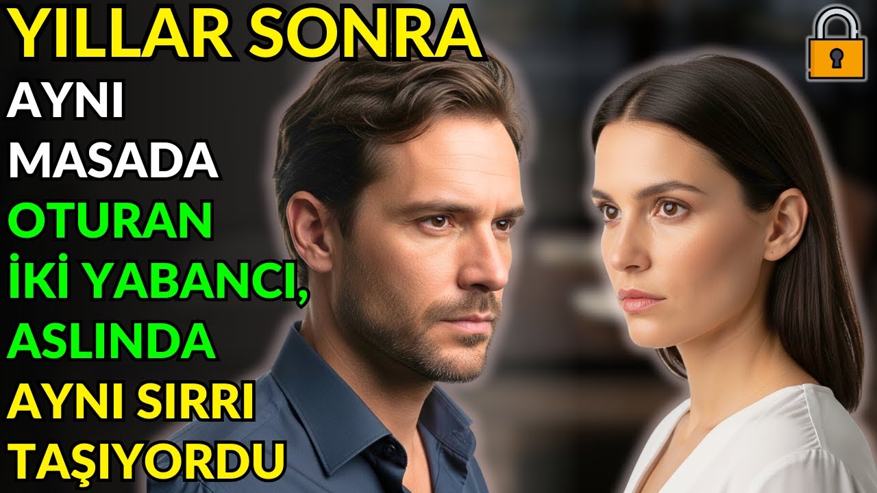 YILLAR SONRA AYNI MASADA OTURAN İKİ YABANCI, ASLINDA AYNI SIRRI TAŞIYORDU