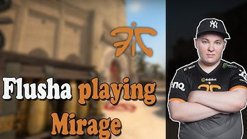 GODSENT flusha playing CS:GO Faceit on Mirage (twitch stream)