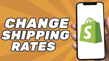 How to change shipping rates in Shopify - Quick and Easy!