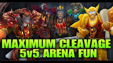 Bajheera & Swifty - MAXIMUM CLEAVAGE 5v5 Arenas - 5.4 Warrior PvP Hilarity