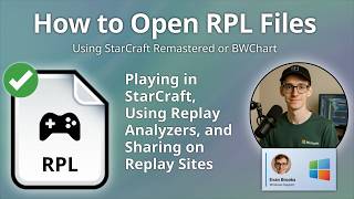 كيفية فتح ملفات RPL (إعادة عرض لعبة StarCraft) screenshot 1