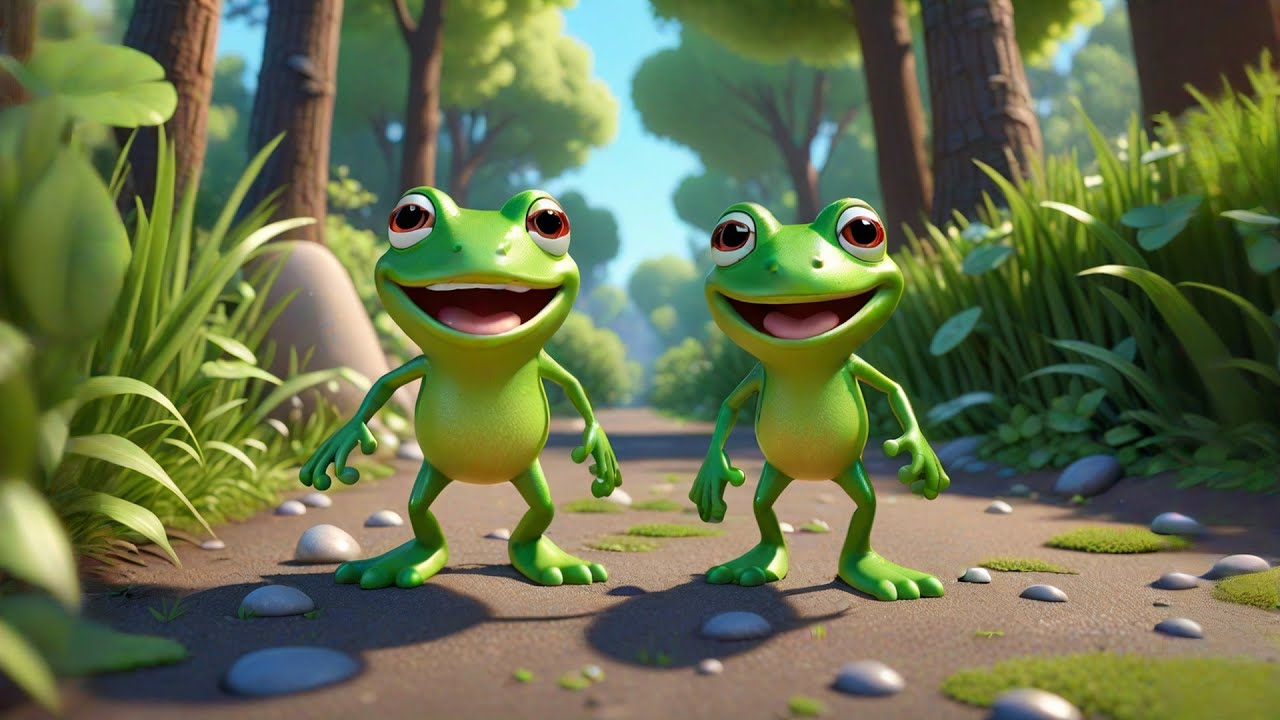 Two Little Froggies Wear One Shoe | Fun Counting Song for Kids | Nursery Rhymes and Baby Songs