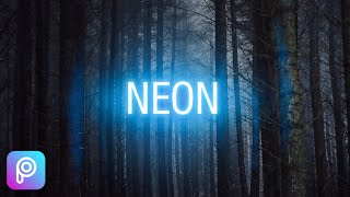 Neon Text Effect PicsArt Tutorial screenshot 3