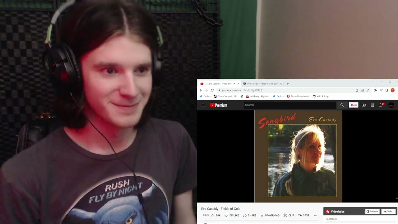 First listen to Eva Cassidy - Fields of Gold (REACTION)