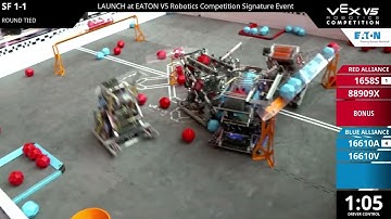 Launch at Eaton : Default Division - SF #1-1 - 1658S & 88909X vs 16610A & 16610V - Auton + Driver