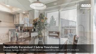 Beautifully Furnished 2 bed townhome - Corporate Housing Rental Colorado Springs, CO