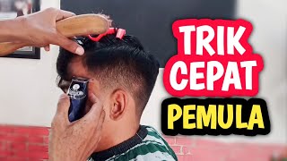 Cara cepat potong rambut 3 jari untuk pemula banget | bagus Barber