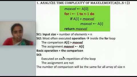 18.4.1 Time complexity analysis of iterative or non recursive algorithms