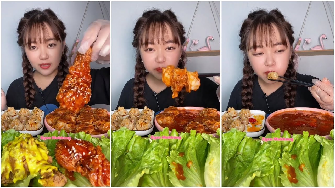 ASMR MUKBANG *Big Bites* 大咬 Spicy Food || Eating Show