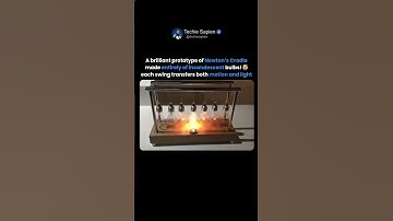 An Unusual Newton’s Cradle You’ve Never Seen Before! 🔥💡