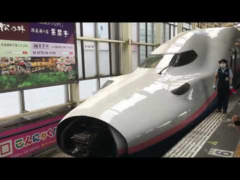 上越新幹線E4系MAX高崎駅連結シーン