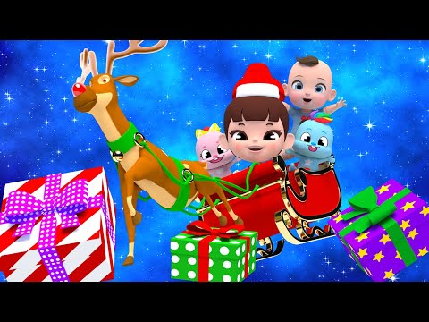 Learn <strong>Colors</strong> with Finger Family <strong>Happy</strong> Christmas!