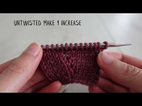 Untwisted M1 Increase | WWK Tutorial