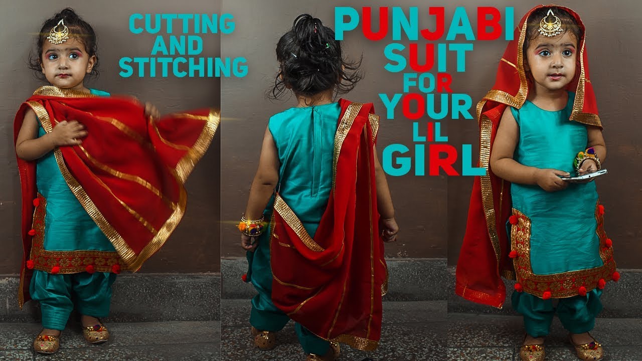 Punjabi Suit for Girls, Babies & Kids, Babies & Kids Fashion on Carousell