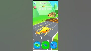 Shape-shifting Level 11 Funny Race Gameplay new hyper casual games #shorts #gameplay #shape-shifting