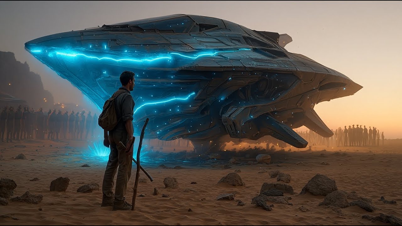 Ein gigantisches Schiff flehte um Hilfe. Ein menschlicher Mechaniker entfernt Parasiten und .....