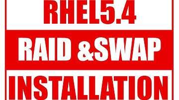 rhel5 in text mode with raid and swap