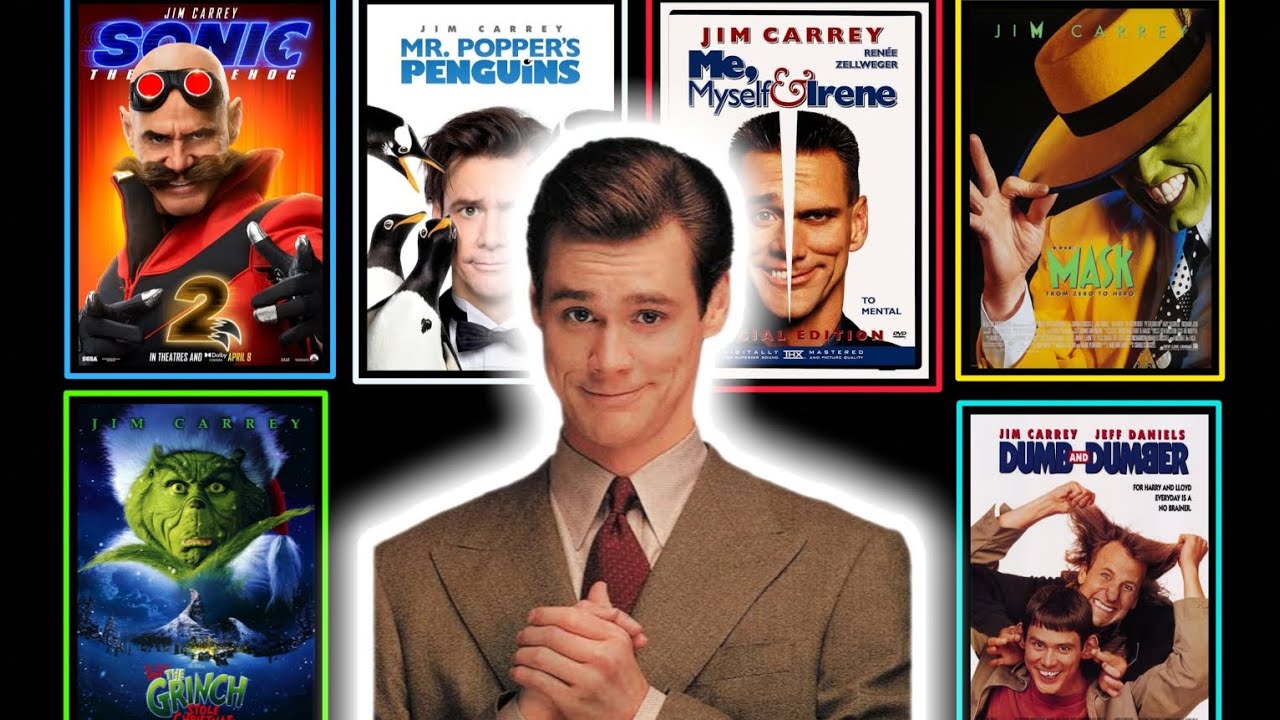 ESSES SÃO TODOS OS FILMES DE JIM CARREY🎬📽🎞 - YouTube