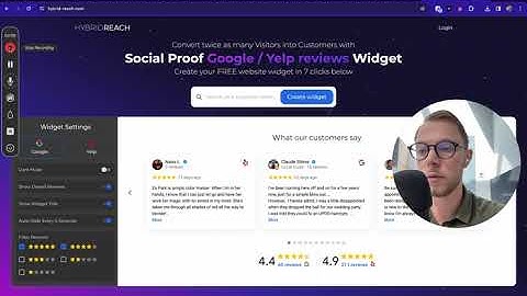 How to set up Google/Yelp Reviews widget on website in 2 minutes (WordPress or any other platform)