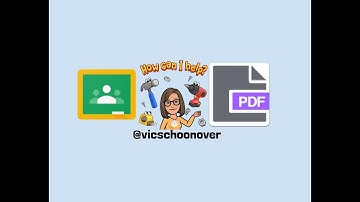 Google Classroom and PDF Reader