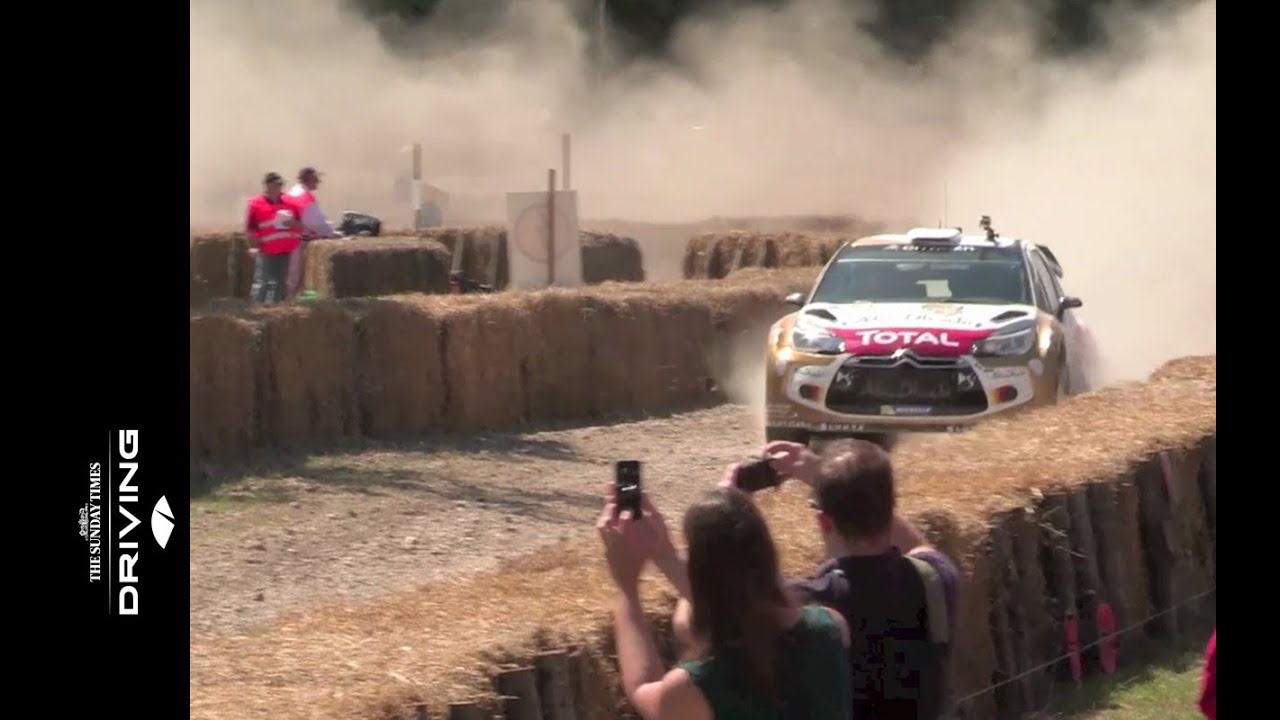Rallying with Sebastian Loeb at Goodwood 2014