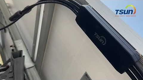 TSUN Rapid Shutdown(RSD) - Quickly fixed on the frame of the PV Module